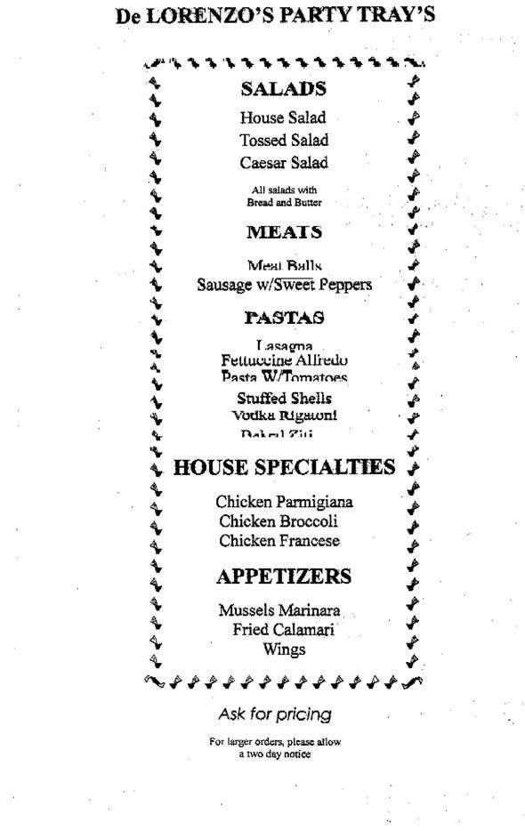 De Juan - Belvidere, IL menu_pic