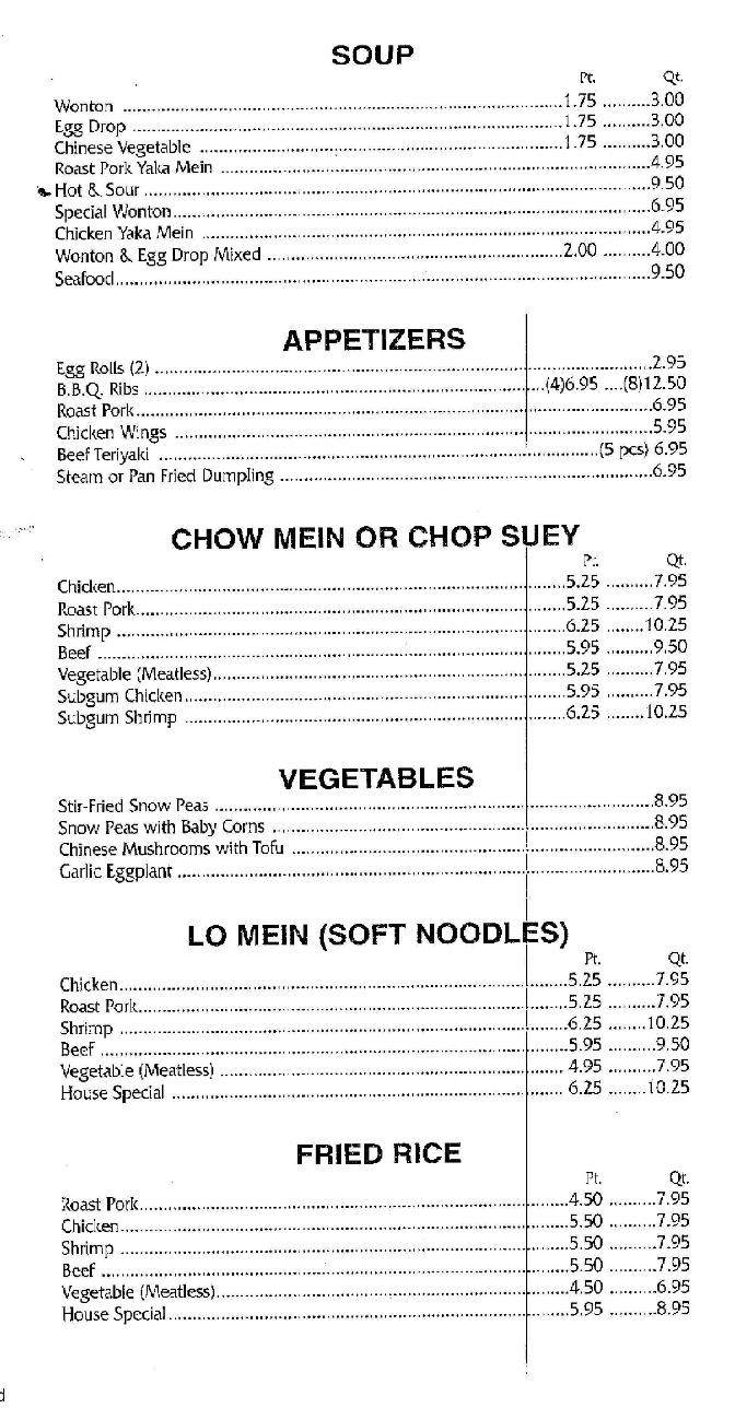 Matt B's Main Street Pizza - Murray, KY menu_pic