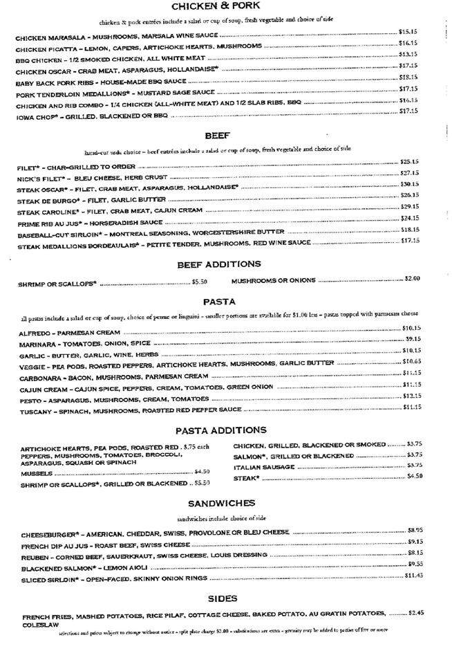 Longhorn Smokehouse - Bloomington, IL menu_pic