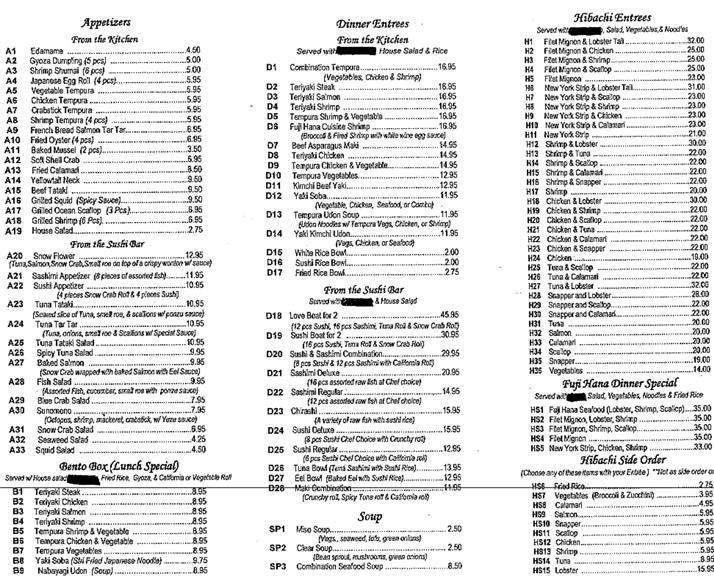 Mamasita's Restaurant - Nichols Hills, OK menu_pic