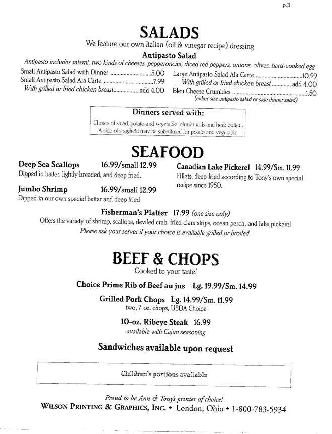 Dyer's Bar-B-Que - Amarillo, TX menu_pic