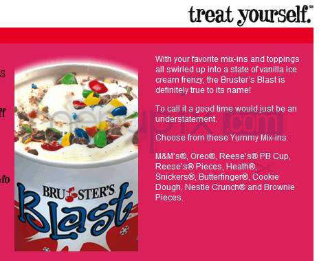 Bruster's Real Ice Cream - Nashua, NH menu_pic
