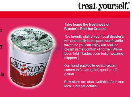 Bruster's Real Ice Cream - Nashua, NH menu_pic