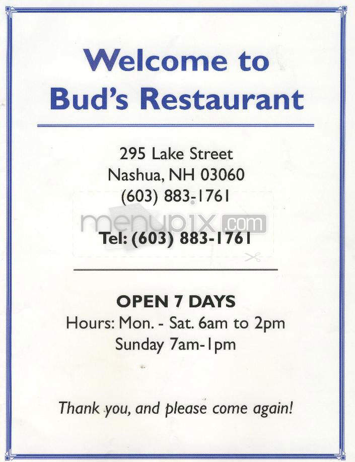 /610049/Buds-Restaurant-Nashua-NH - Nashua, NH