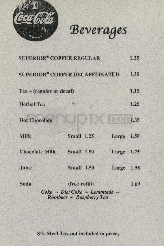 Cafe On The Oval - Milford, NH menu_pic