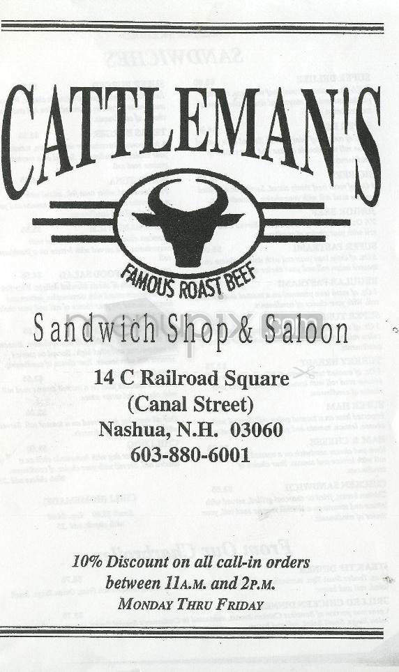 /610056/Cattlemans-Roast-Beef-Nashua-NH - Nashua, NH