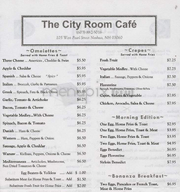 /610064/City-Room-Cafe-Nashua-NH - Nashua, NH