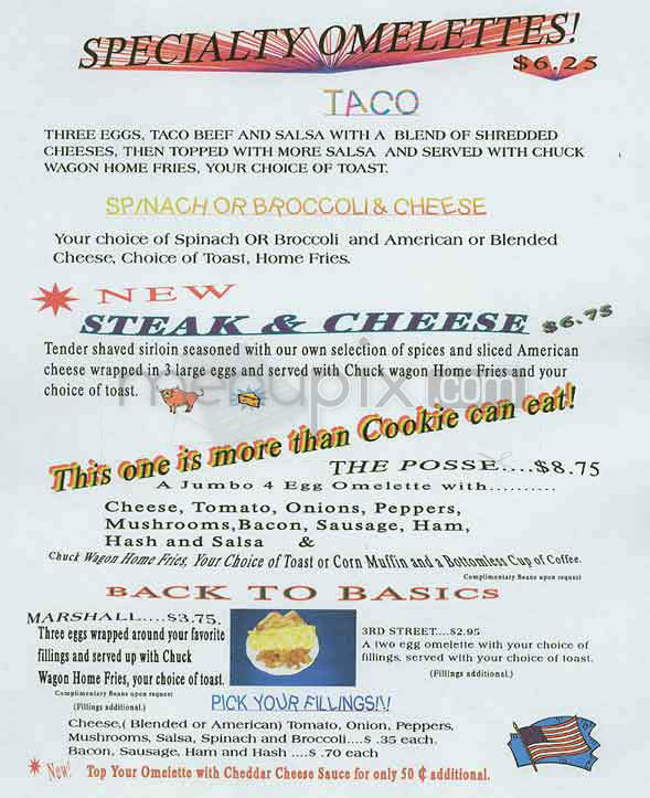 Cookie's Chuck Wagon - Hudson, NH menu_pic