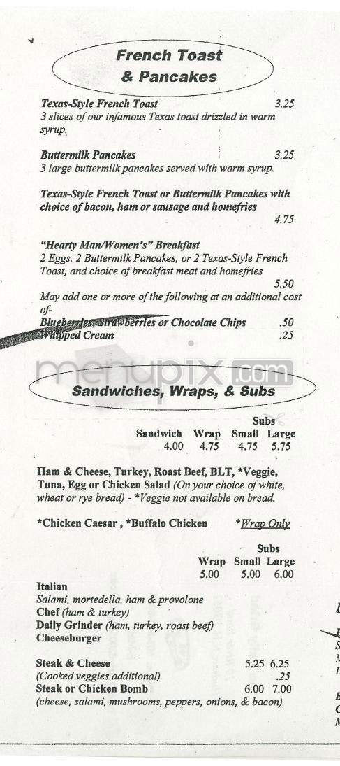Daily Grind - Hudson, NH menu_pic