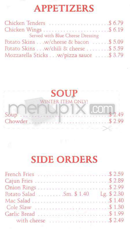 Dannelly's Pizza & Subs - Nashua, NH menu_pic