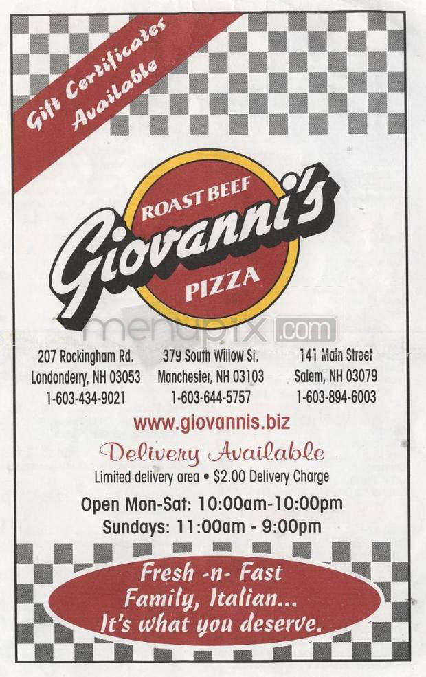 /710052/Giovannis-Pizza-and-Roast-Beef-Salem-NH - Salem, NH