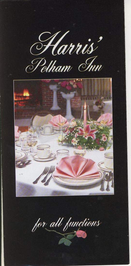 Harris' Pelham Inn - Pelham, NH menu_pic