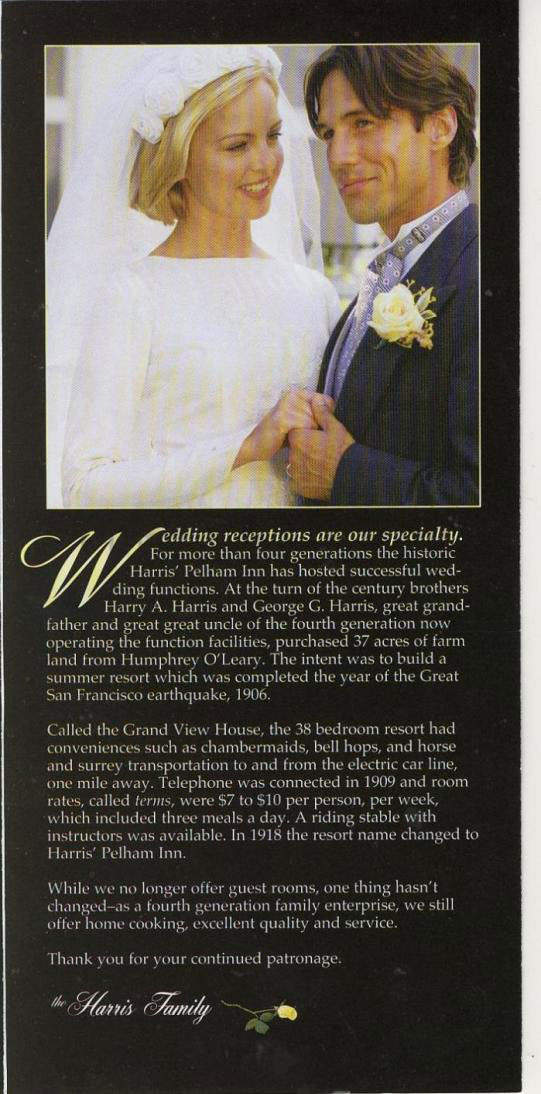 Harris' Pelham Inn - Pelham, NH menu_pic