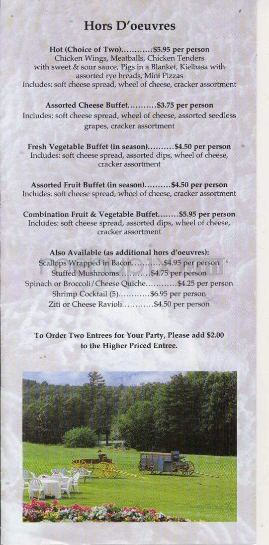 Harris' Pelham Inn - Pelham, NH menu_pic