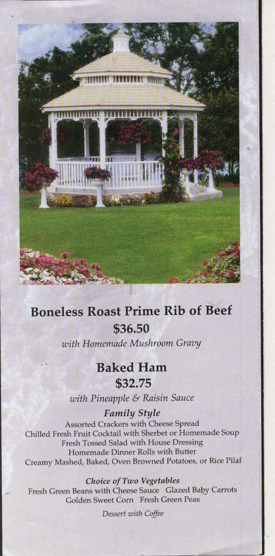 Harris' Pelham Inn - Pelham, NH menu_pic
