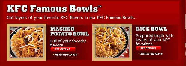 KFC - Nashua, NH menu_pic