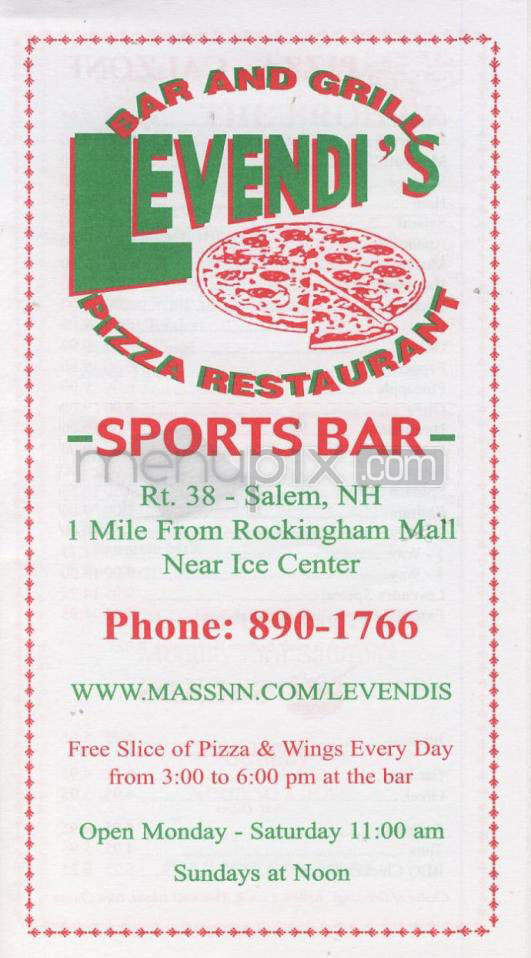 /710073/Levendis-Pizzeria-and-Restaurant-Salem-NH - Salem, NH