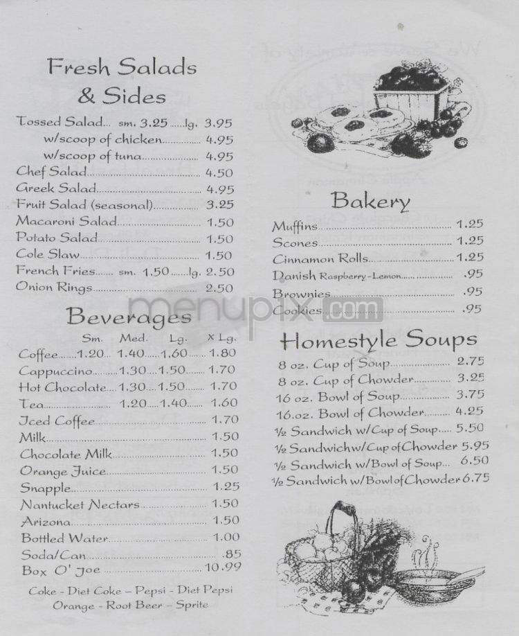 Main St. Bagel & Deli - Salem, NH menu_pic