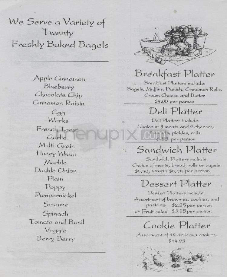 Main St. Bagel & Deli - Salem, NH menu_pic