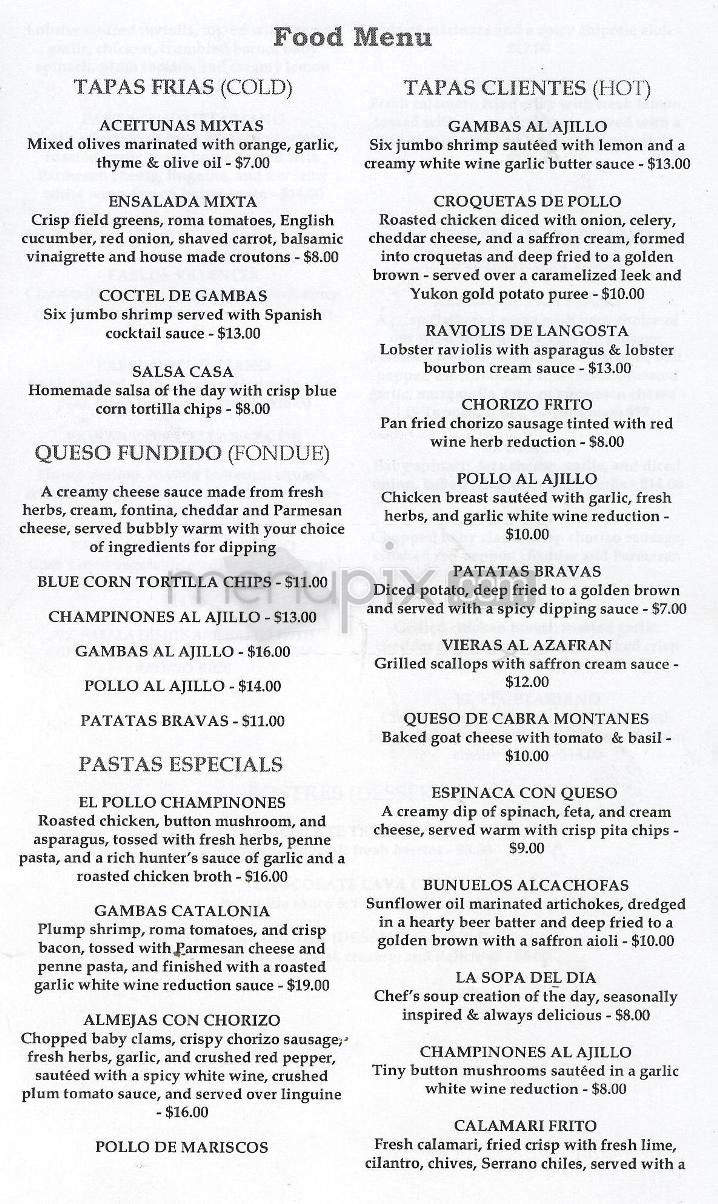 Manhattan On Pearl - Nashua, NH menu_pic