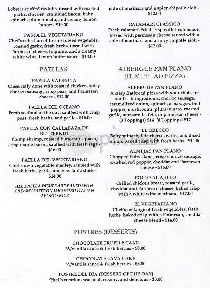 Manhattan On Pearl - Nashua, NH menu_pic