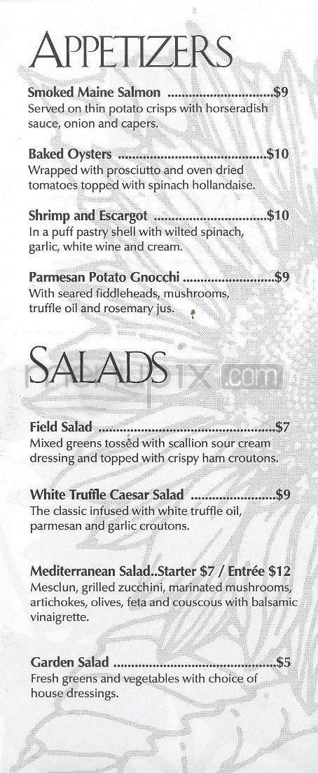 Michael Timothy's Wine & Jazz Bar - Nashua, NH menu_pic