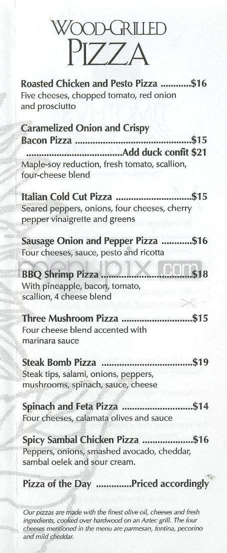 Michael Timothy's Wine & Jazz Bar - Nashua, NH menu_pic