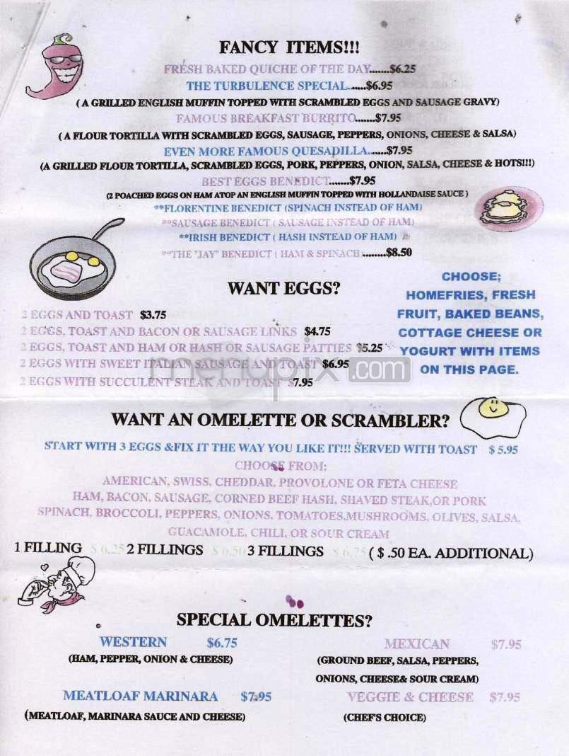 Midfield Cafe - Nashua, NH menu_pic