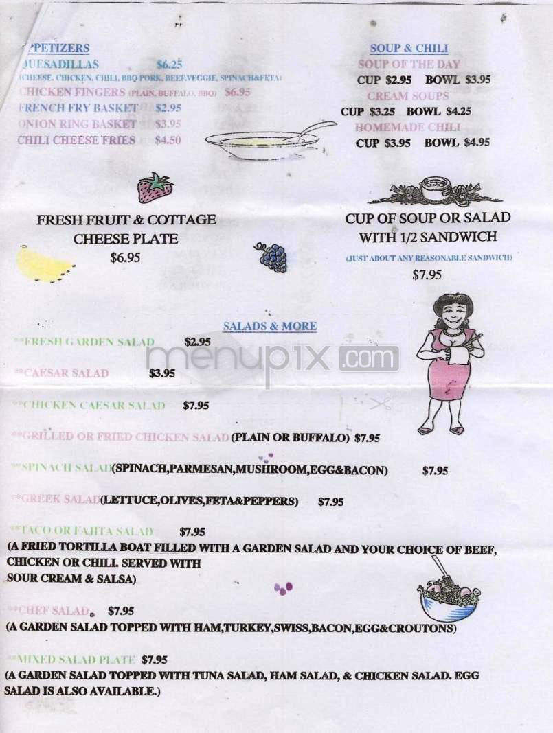 Midfield Cafe - Nashua, NH menu_pic