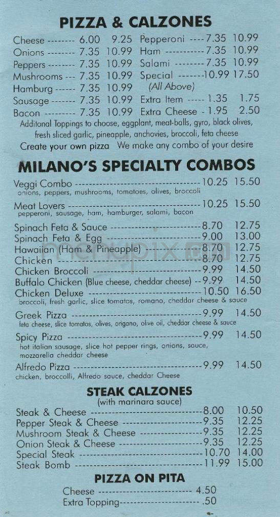 /610244/Milano-House-Of-Pizza-Milford-NH - Milford, NH