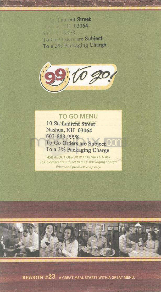 /310016/Ninety-Nine-Restaurant-Pub-Manchester-CT - Manchester, CT