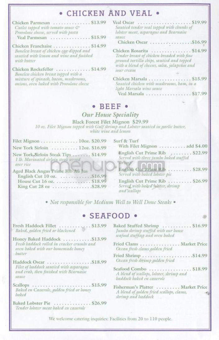 One Eleven Village Square - Hampstead, NH menu_pic