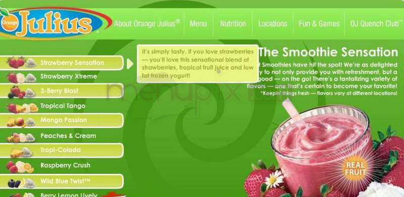 Orange Julius - Nashua, NH menu_pic