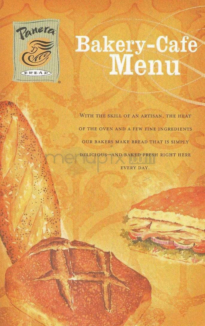 Panera Bread - Nashua, NH menu_pic