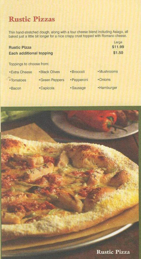 Papa Gino's - Hudson, NH menu_pic