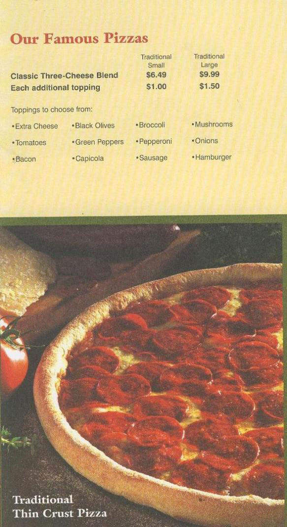 Papa Gino's - Hudson, NH menu_pic