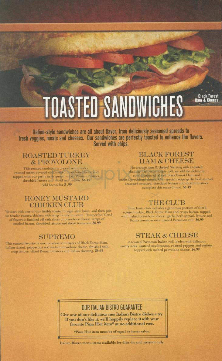 Pizza Hut - Nashua, NH menu_pic