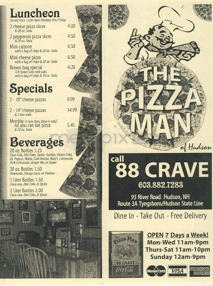 /610028/Pizza-Man-Of-Hudson-Hudson-NH - Hudson, NH
