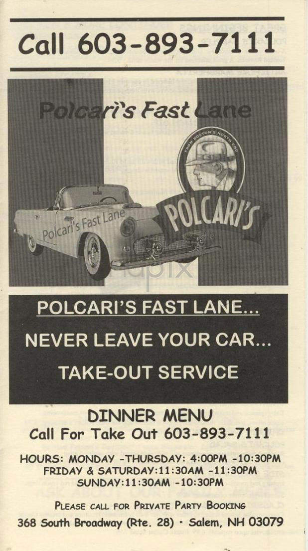 /710100/Polcaris-North-End-Restaurant-Salem-NH - Salem, NH
