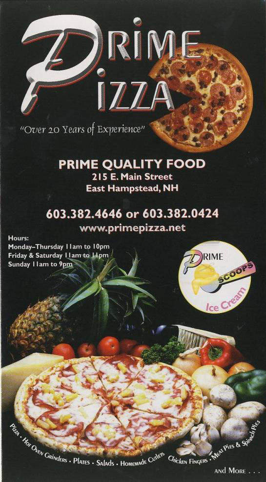 /710102/Prime-Pizza-Hampstead-NH - Hampstead, NH