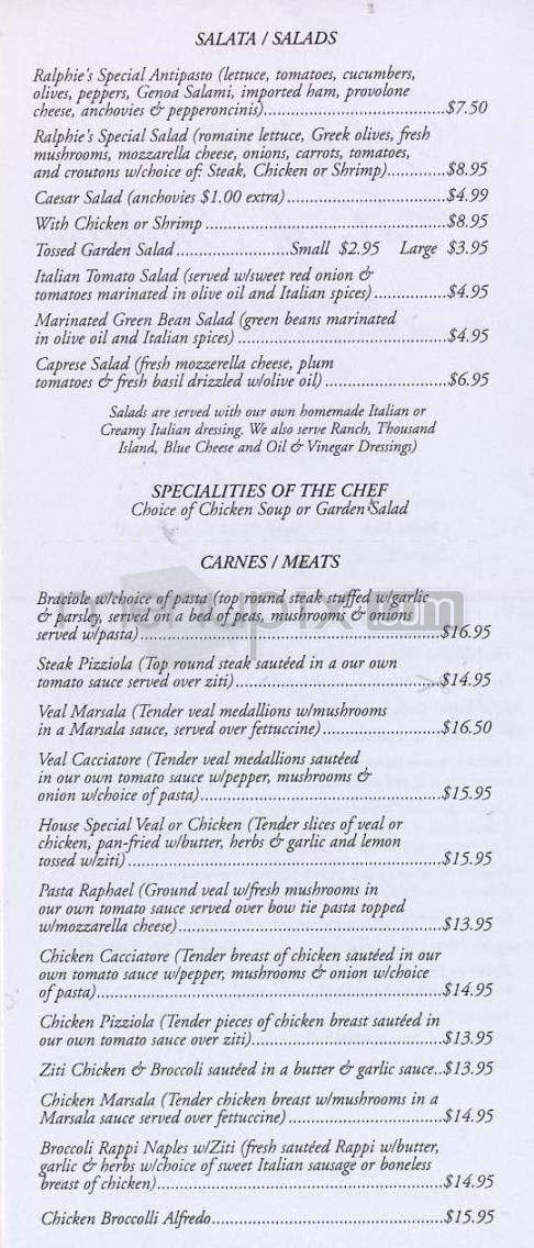 /710105/Ralphies-Cafe-Italiano-Salem-NH - Salem, NH