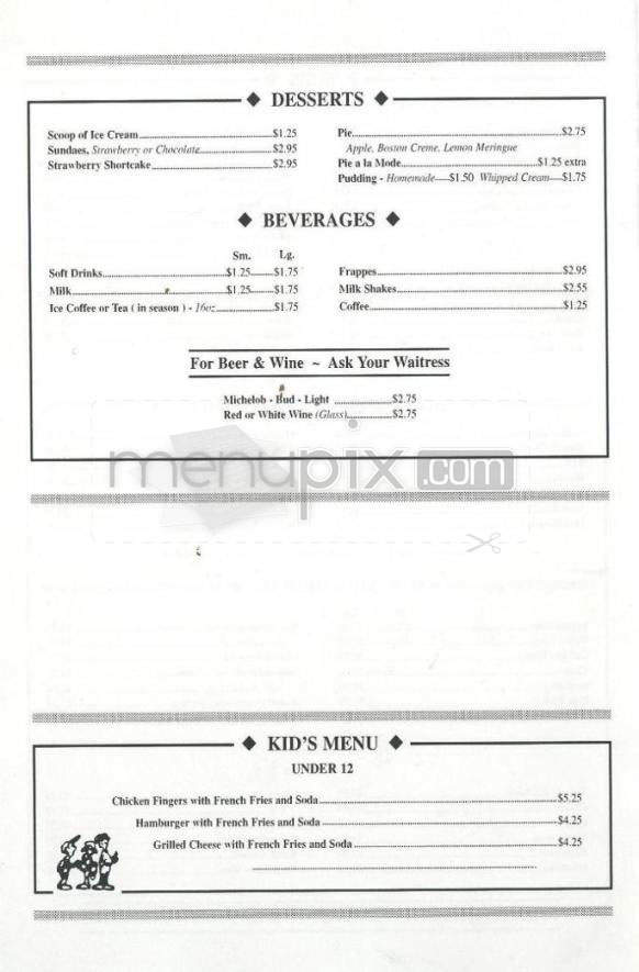 Roland's Restaurant - Nashua, NH menu_pic