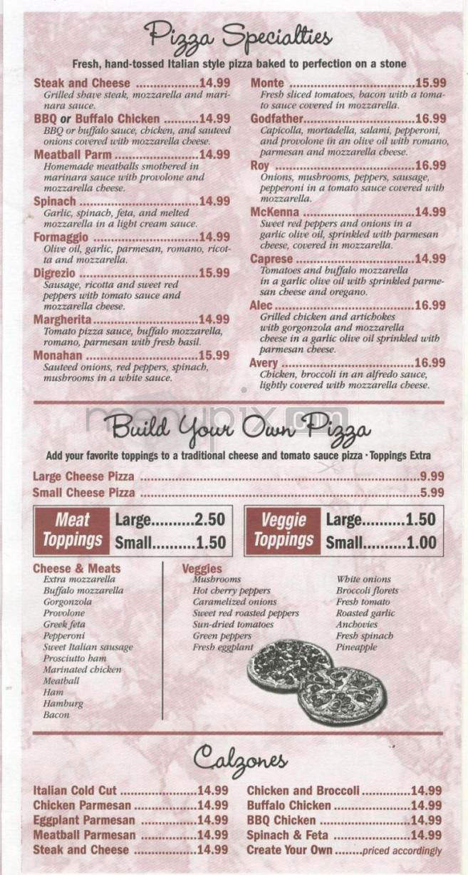 Roy's Kitchen - Nashua, NH menu_pic