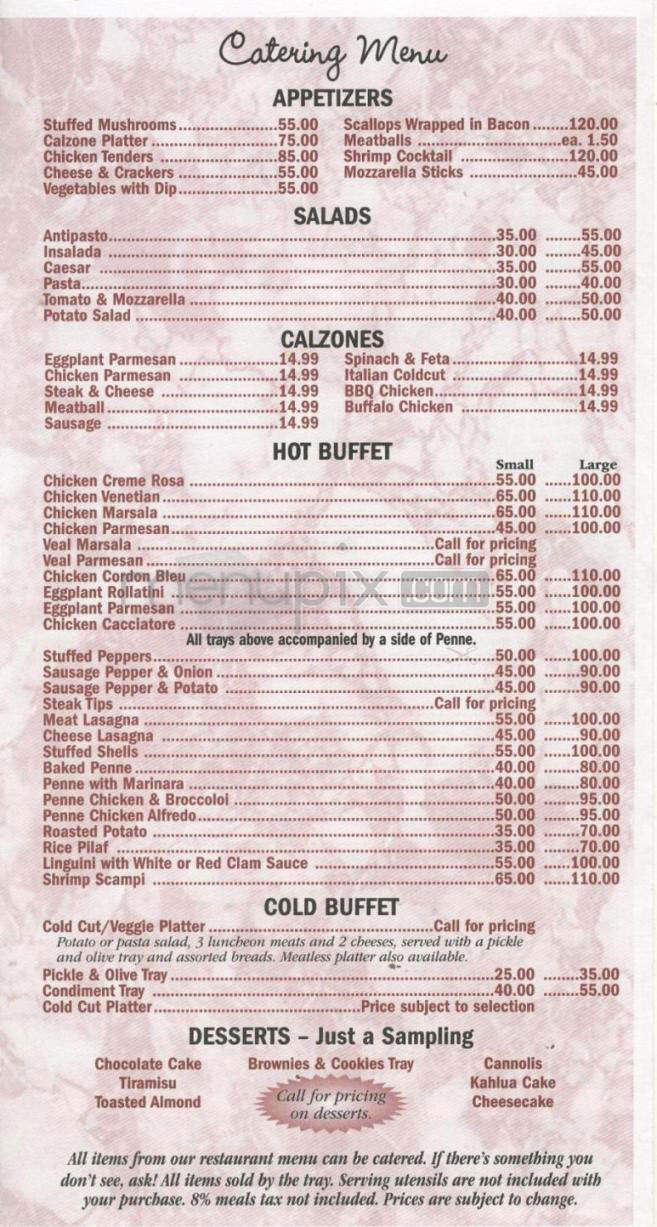 Roy's Kitchen - Nashua, NH menu_pic