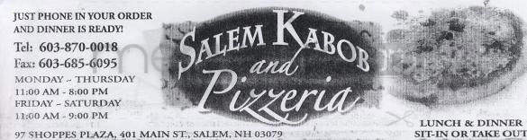 Salem Kabob & Pizzeria - Salem, NH menu_pic