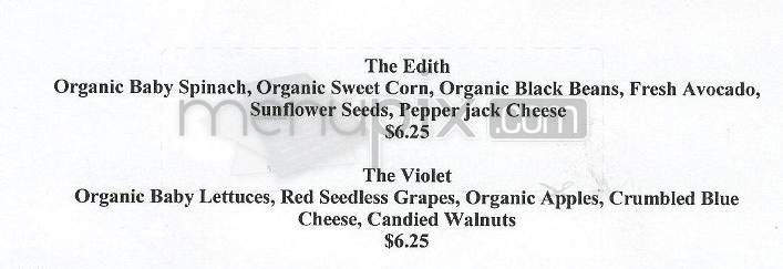 The Seedling Cafe - Nashua, NH menu_pic