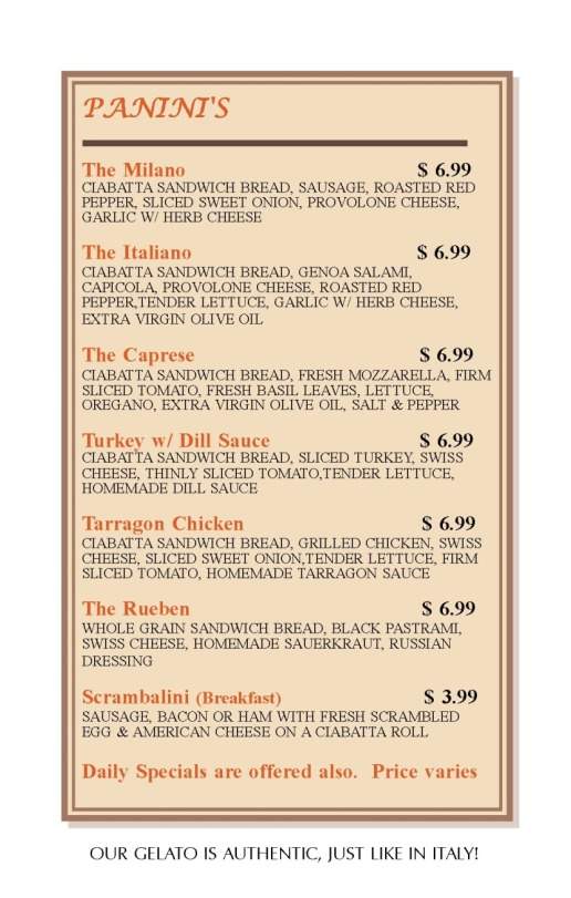 Susan's European Cafe - Hudson, NH menu_pic