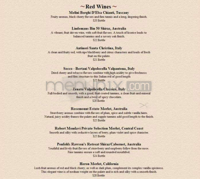 Trattoria Amalfi - Salem, NH menu_pic