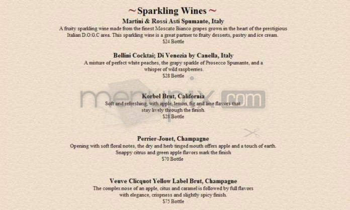 Trattoria Amalfi - Salem, NH menu_pic