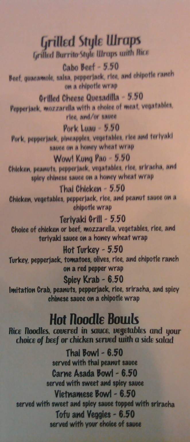 Longboards - Kansas City, MO menu_pic